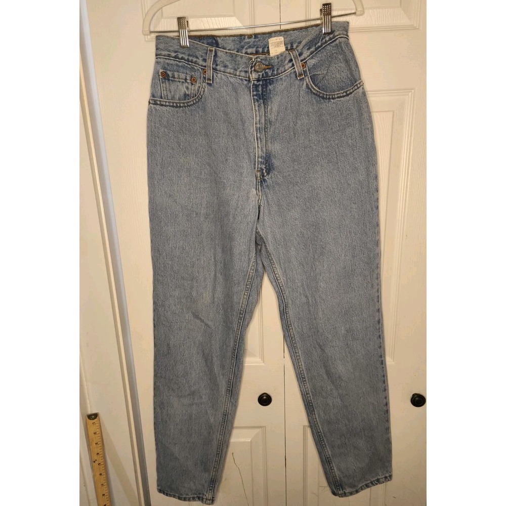 Vintage Levis 550 Jeans Women's 12 Relaxed Fit Tapered Y2K Denim 2000 Good Fade‎